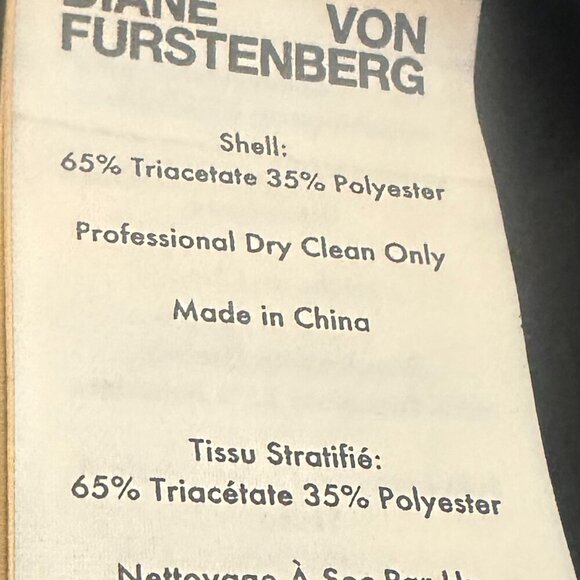 Diane Von Furstenberg Black Blue Color Block Pencil Skirt Slit Size 6 Women's - Picture 10 of 10